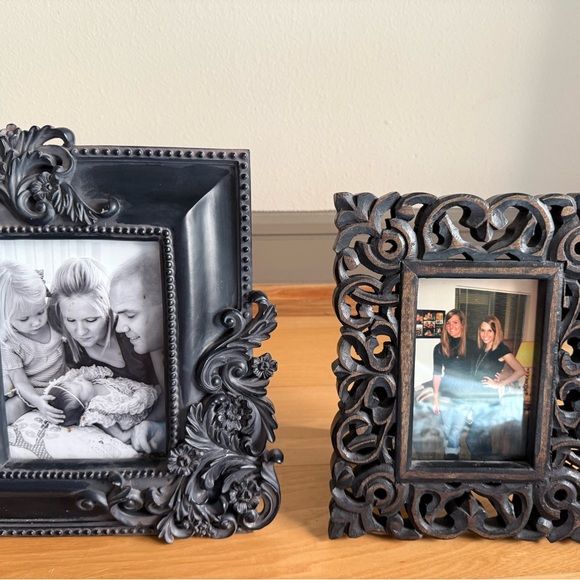 Ornate Black and Brown Photo Frame - Picture 3 of 3
